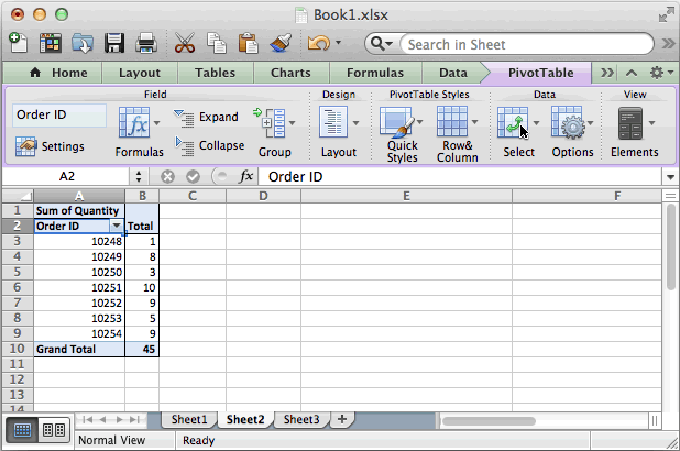 consolidate multiple data sources in a pivottable applies to: excel for mac 2011
